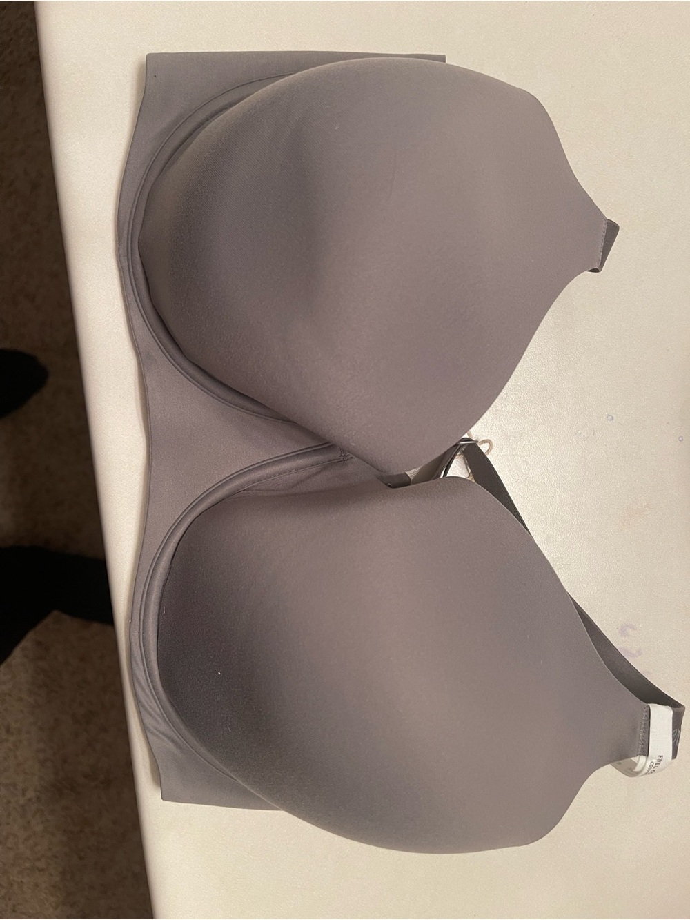 SPANX Seamless Molded Bra - Gray Taupe